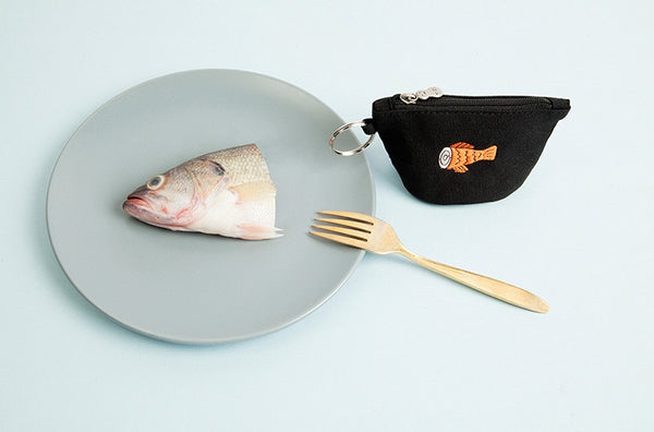 Half Fish Coin Pouch By YIZI