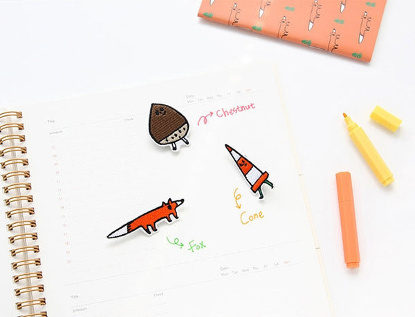 Stitch [Fox] Brooch by Jam Jam