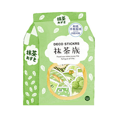 Japanese Dessert Matcha Milk Stickers Pack
