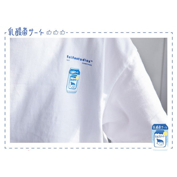 Japanese Drink [Calpis] Embroidered Sticker Patch