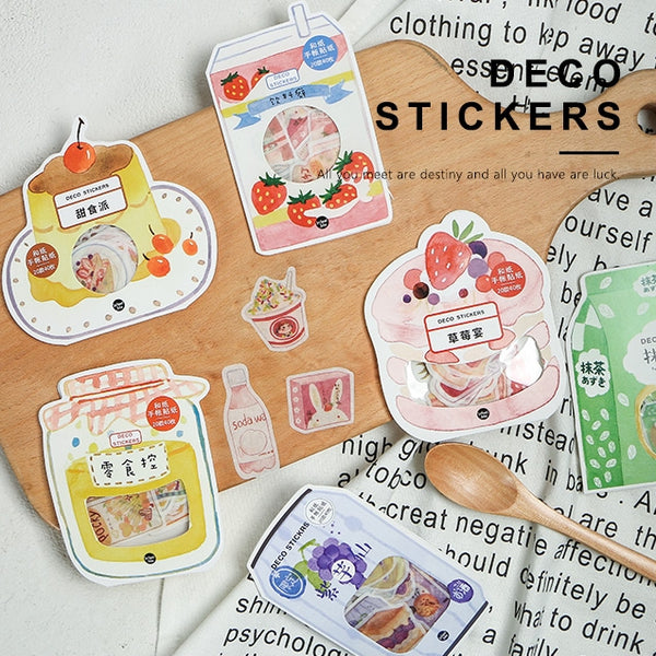 Japanese Dessert [Strawberry Milk] Stickers Pack