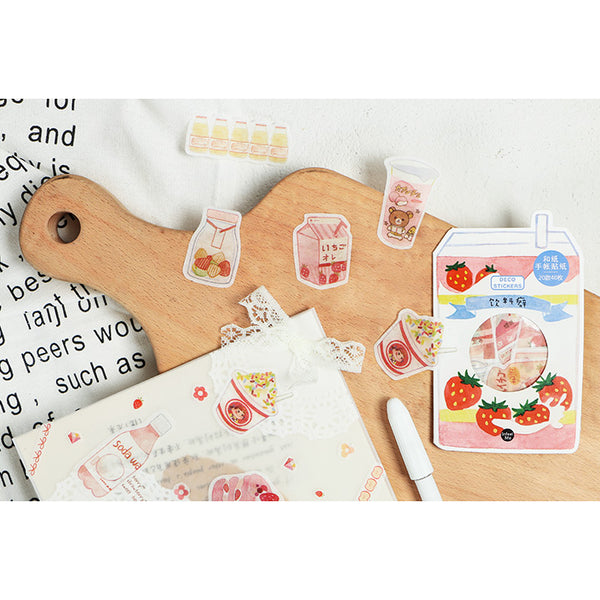 Japanese Dessert [Strawberry Milk] Stickers Pack