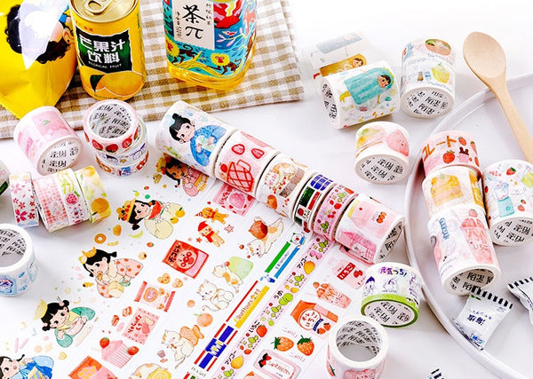 Japanese Snacks [Strawberry] Washi Tape