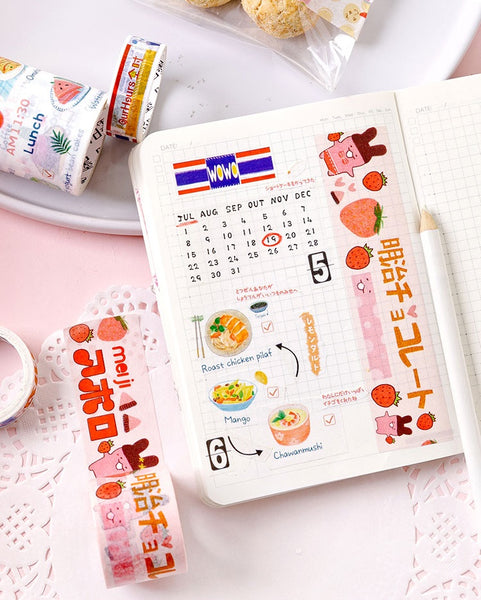 Japanese Snacks [Meiji Apollo Chocolate] Washi Tape