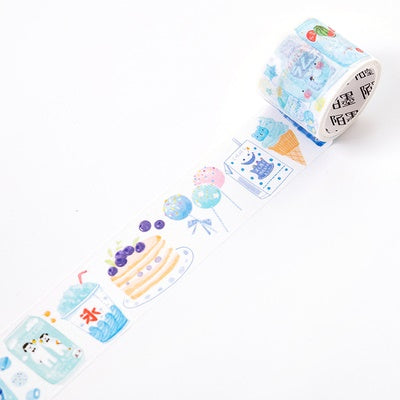 Japanese Snacks Blueberry Washi Tape