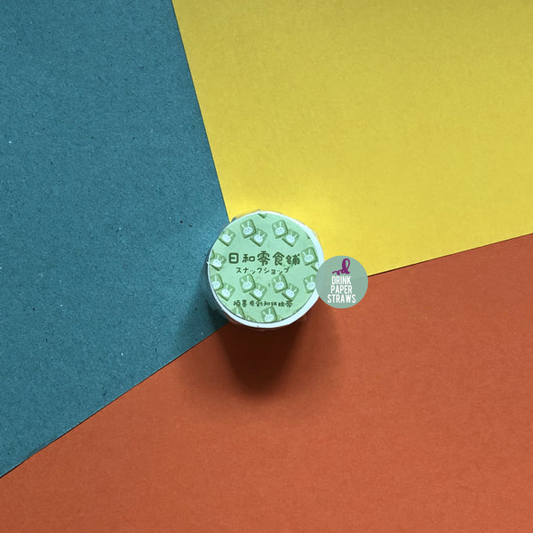 Japanese Snacks Matcha Washi Tape