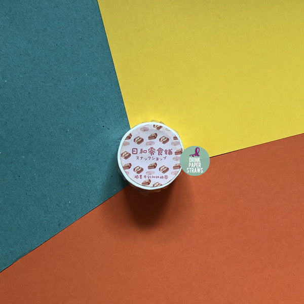 Japanese Snacks [Strawberry] Washi Tape