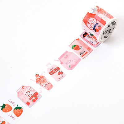 Japanese Snacks Strawberry Milk Washi Tape