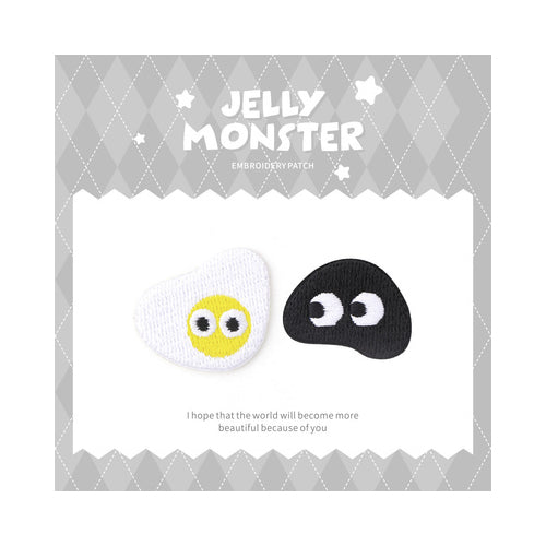 Jelly Monster [ B ] Embroidered Sticker & Iron-On Patch