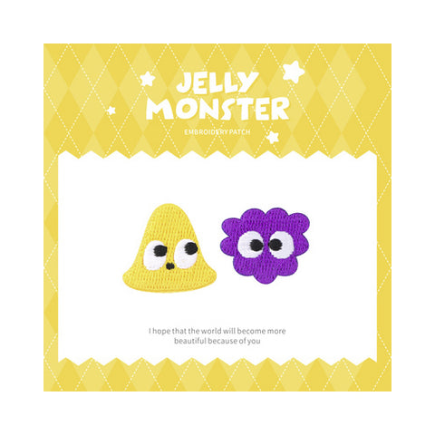 Jelly Monster [ C ] Embroidered Sticker & Iron-On Patch