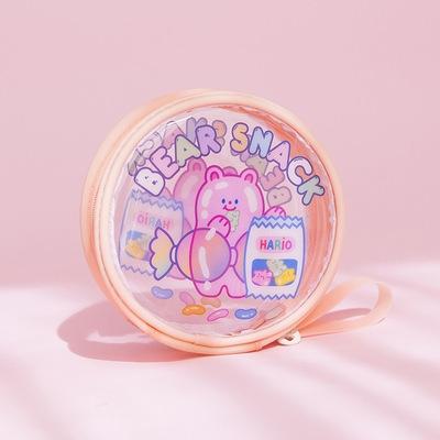 Jelly Bean Bear Bear Snack Round Pouch By Milkjoy