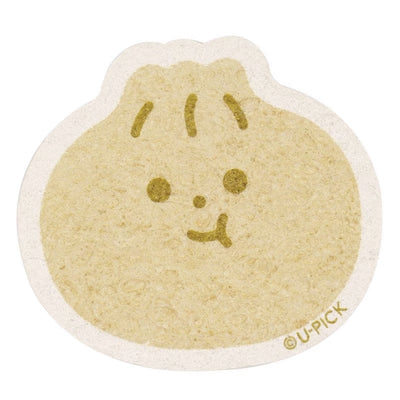 Multi-Purpose Bath Dishwashing Kitchen Sponge By U-Pick [ Bread | Bao | Egg | Tomato ]