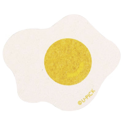 Multi-Purpose Bath Dishwashing Kitchen Sponge By U-Pick [ Bread | Bao | Egg | Tomato ]