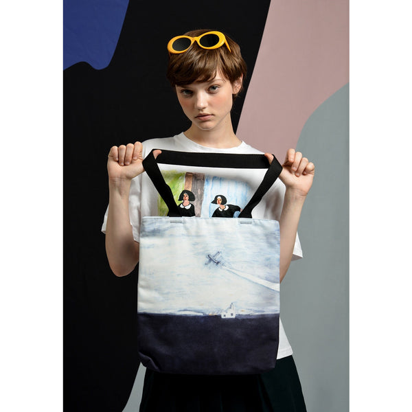 Landscape [Airplane] Tote Bag By YIZI STORE