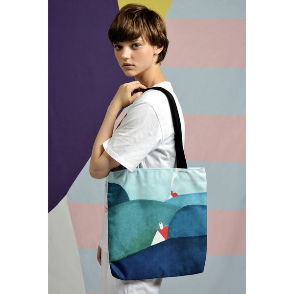 Landscape [Farmhouse] Tote Bag By YIZI STORE