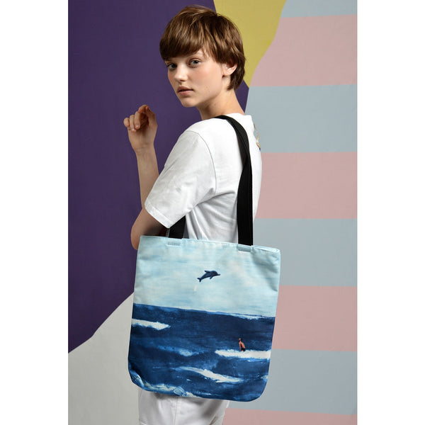 Landscape [Sea] Tote Bag By YIZI STORE
