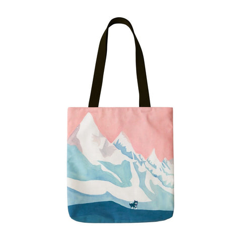 Landscape [Snow Mountain] Tote Bag By YIZI STORE