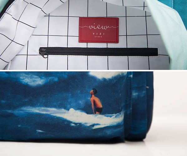 Landscape Backpack By YIZI STORE