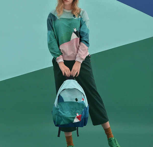 Landscape Backpack By YIZI STORE