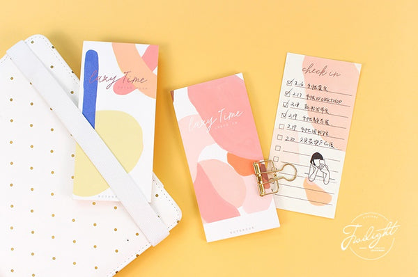 Lazy Time [Check In] Notepad