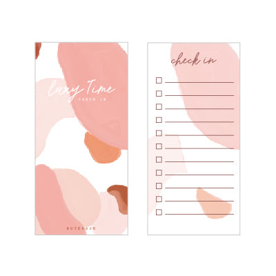 Lazy Time Check In Notepad
