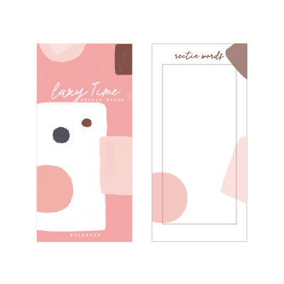 Lazy Time [Rectie Words] Notepad