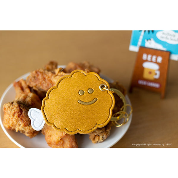 Leather Bag [Fried Chicken] Key Chain By U-Pick