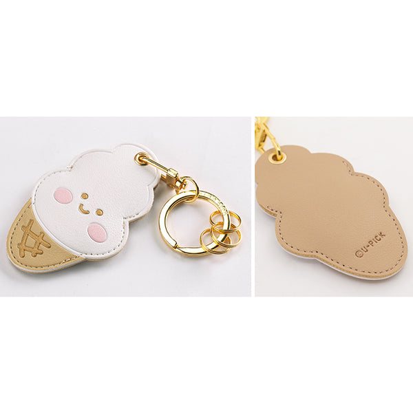Leather Bag [Sushi] Key Chain By U-Pick