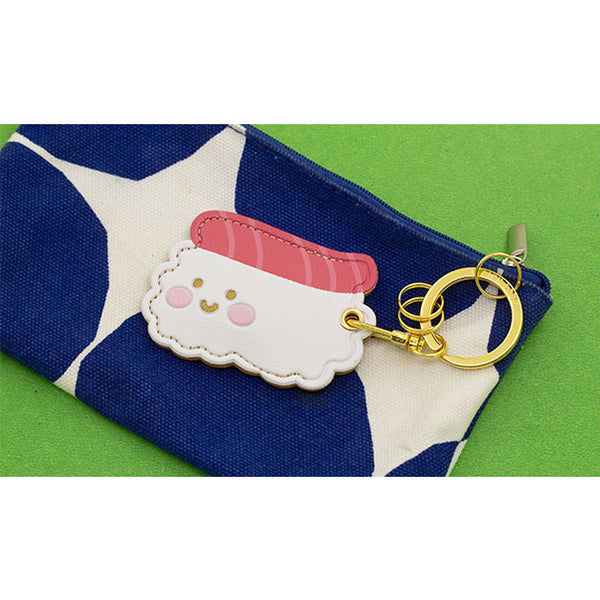 Leather Bag [Sushi] Key Chain By U-Pick