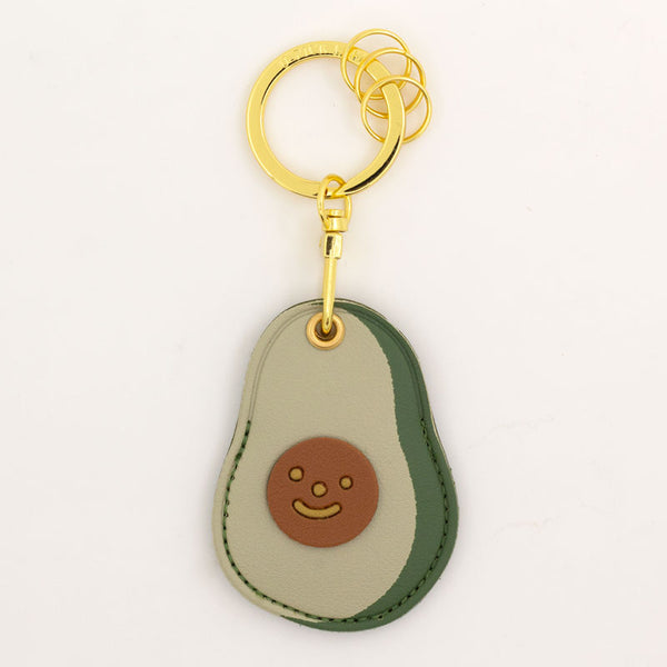 Leather Access Card Holder [ Avocado ] Bag Key Chain By U-Pick