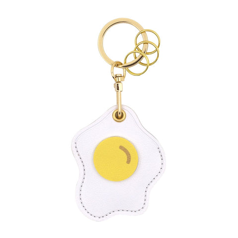 Leather Access Card Holder [ Egg ] Bag Key Chain By U-Pick