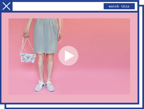 Chewing Gum Semi Transparent Sling Bag By Bentoy