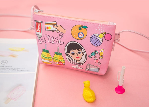 Mirror Semi Transparent Sling Bag By Bentoy