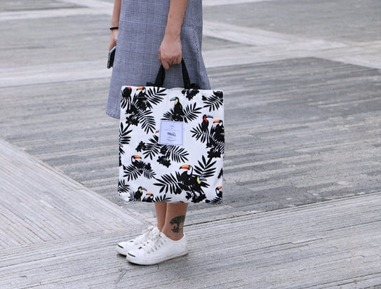 Plants [Toucan] Tote Bag By Colourup