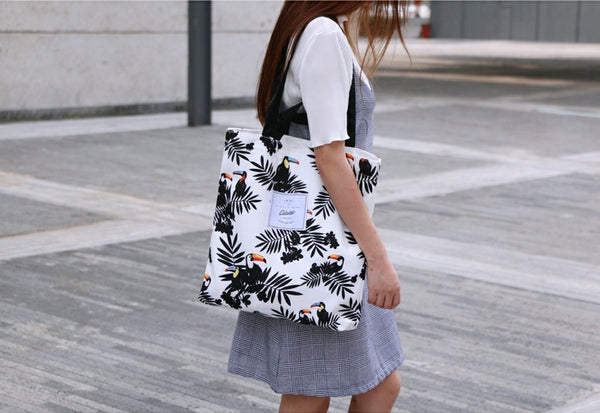 Plants [Toucan] Tote Bag By Colourup
