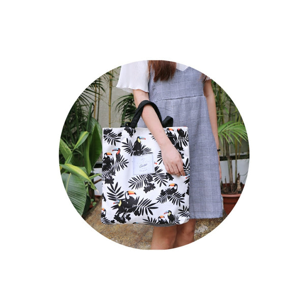 Plants [Toucan] Tote Bag By Colourup