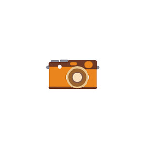 Let's Play [Camera] Embroidered Sticker Patch