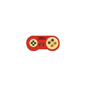 Let's Play Game Controller Embroidered Sticker Patch