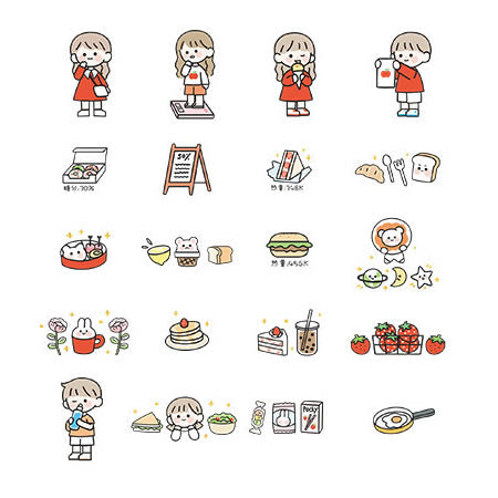 Life Day [Food] Stickers Pack