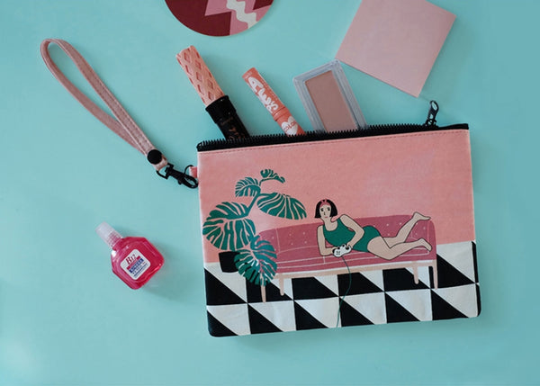 Life in the Room Play Games Pouch By YIZI STORE