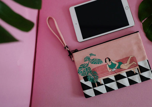 Life in the Room Play Games Pouch By YIZI STORE