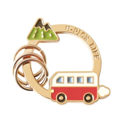 Life Is A Journey Key Chain By U-Pick Mountain Bus