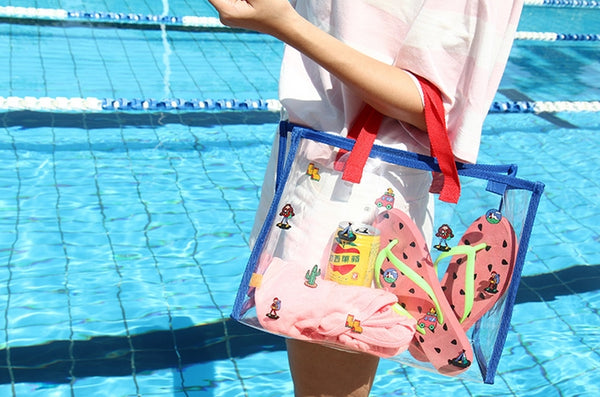 Transparent Beach Bag Life Is A Journey By U-Pick