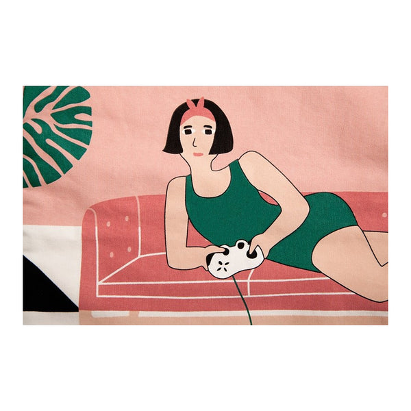 Life in the Room Play Games Tote Bag By YIZI STORE
