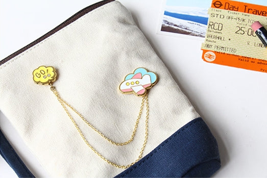 Life Is A Journey Go Airplane Enamel Pin By U-Pick