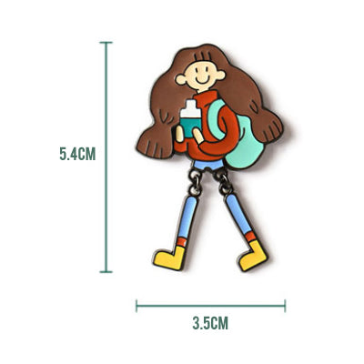 Life Is A Journey Girl Pin By U-Pick