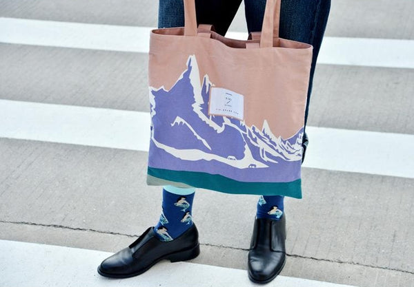 Lifestyle [Snow Mountain] Tote Bag by YIZI STORE