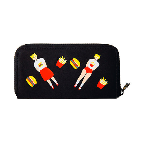 Lily & Lucy Burger Long Wallet By YIZI STORE X KOMESHOP