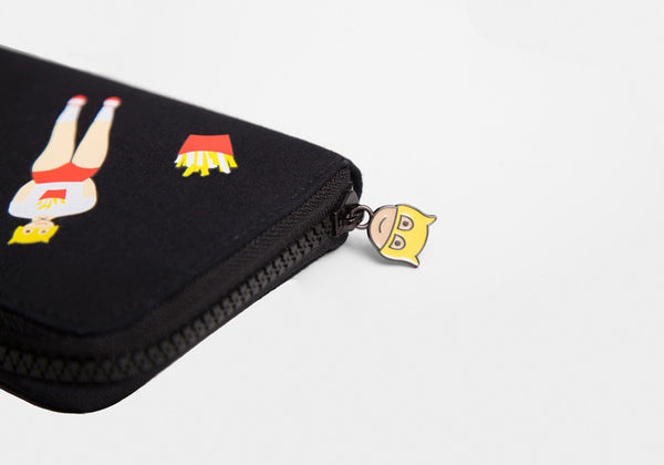 Lily & Lucy [Burger] Long Wallet By YIZI STORE X KOMESHOP