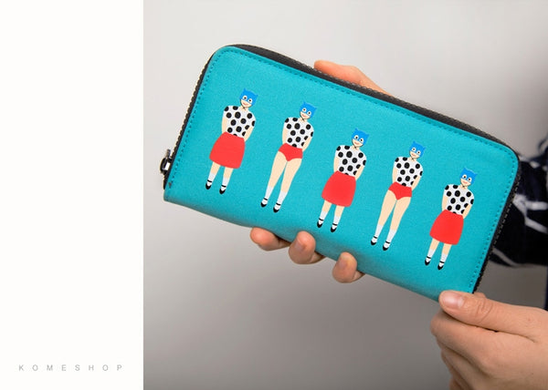Lily & Lucy [Polka Dot] Long Wallet By YIZI STORE X KOMESHOP